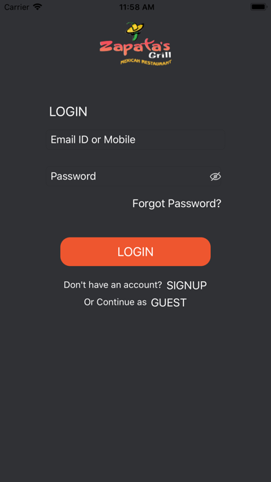 ZapatasGrill Screenshot