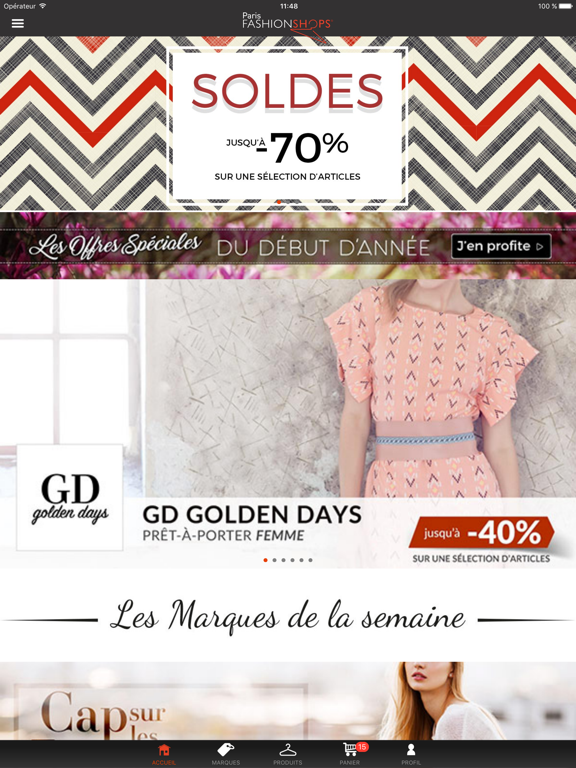 Screenshot #4 pour PARIS FASHION SHOPS