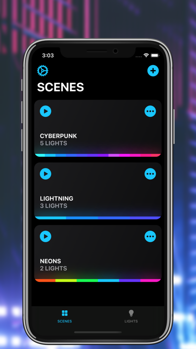 Screenshot #1 pour Neon for PhilipsHue & LIFX