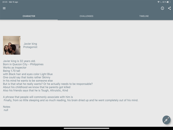 Screenshot #5 pour Auctor: Character Generator