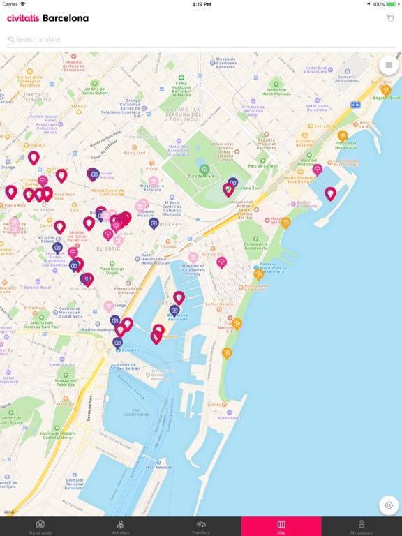 Barcelona Guide Civitatis.com iPad screenshot 4 - Travel app