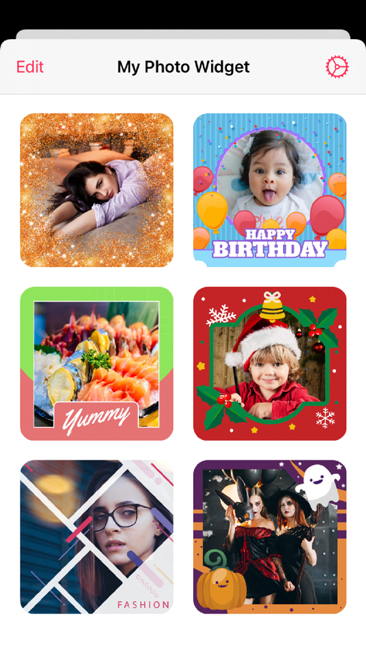 #2. Photo Widget : Frame Effect (iOS) بواسطة: Aaron Kwok