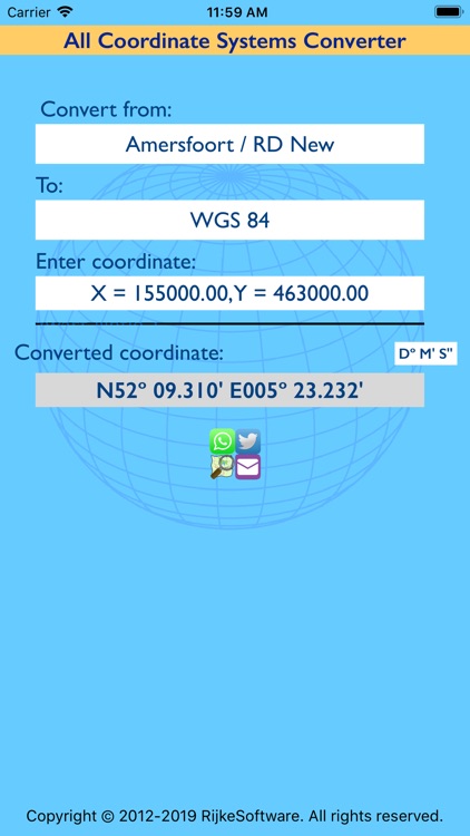 Coordinate Systems Converter