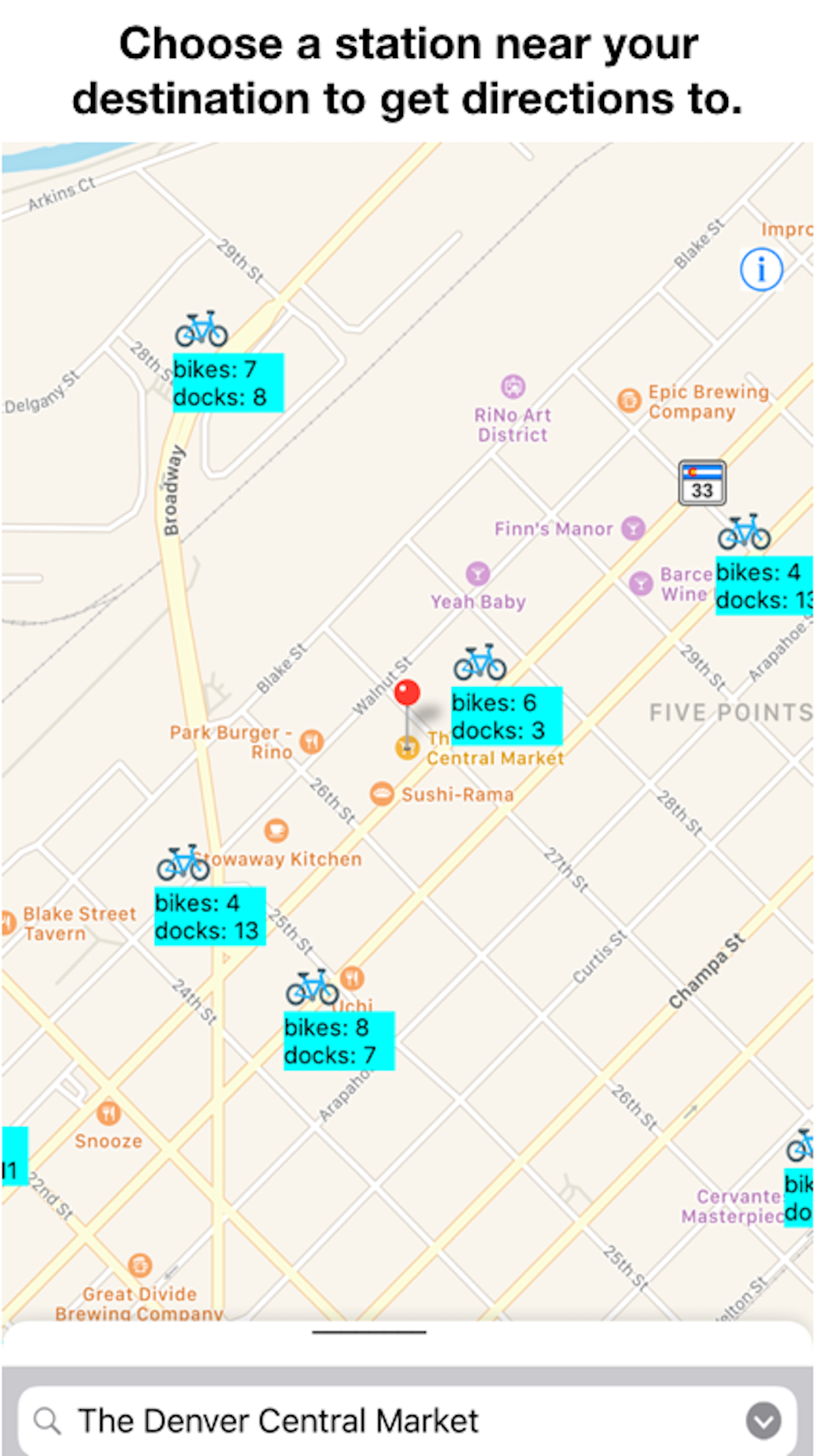 Bike Stations Denver screenshot 5