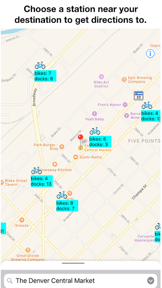 Bike Stations Denver screenshot