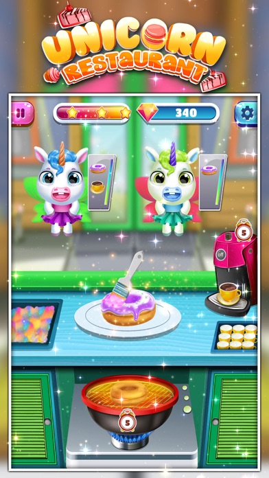 Unicorn Cooking Mania Games Screenshot