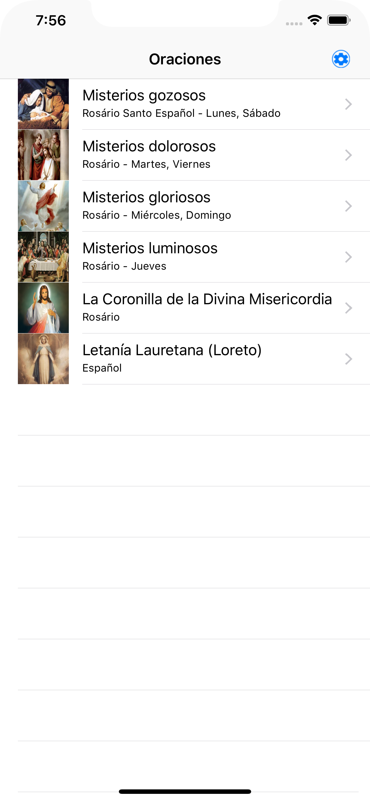 Rosário Santo Español