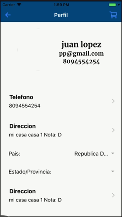 Mercadito Dominicano Screenshot