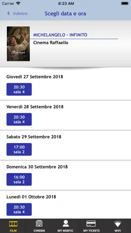 Game screenshot Webtic Raffaello Cinema hack