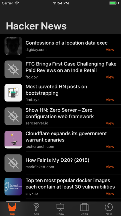 HackerNews HN Tech News & Jobsのおすすめ画像1