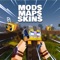 Tons of maps, mods and skins for Minecraft PE (Pocket Edition) to play online in a single application
