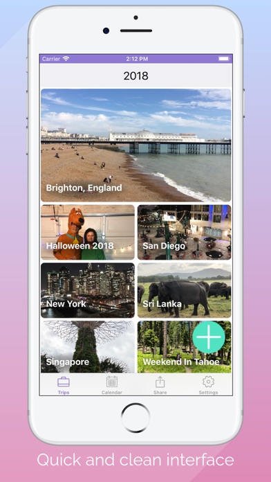 Screenshot #2 pour Trips - Travel Journal