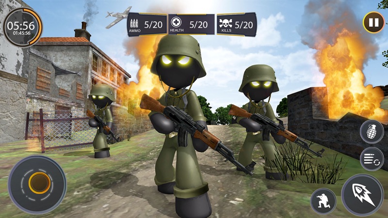 Stickman WW2 Duty - FPS screenshot 1