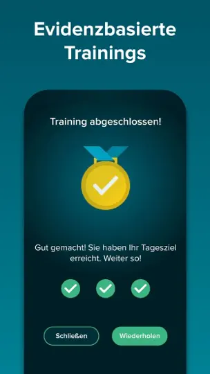 Screenshot von SnoreGym auf dem iPhone 4