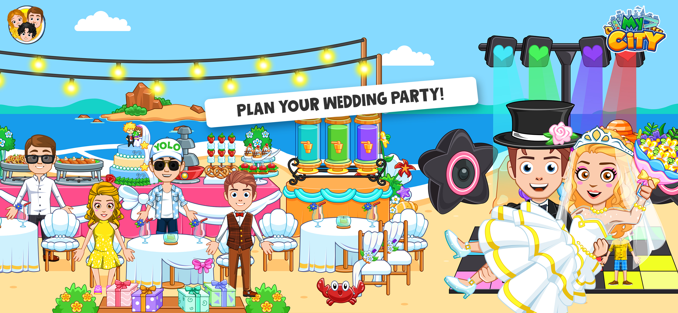 My City: Dream Wedding Party