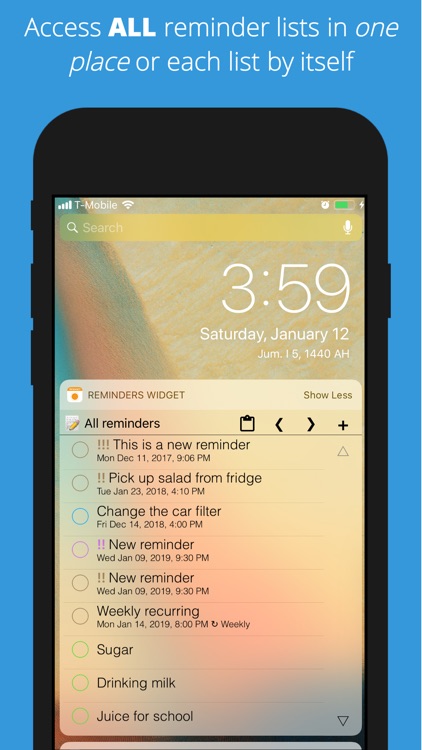 Reminders Widget screenshot-0