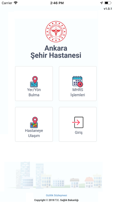 Screenshot #1 pour Ankara Şehir Hastanesi