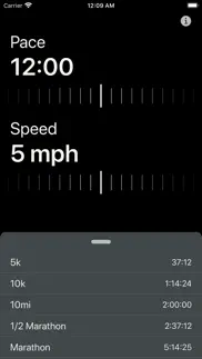 pace: running pace calculator iphone screenshot 1