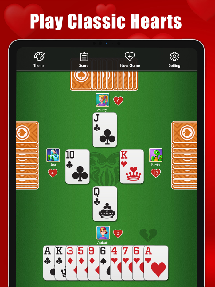 Hearts  Classic Card Games