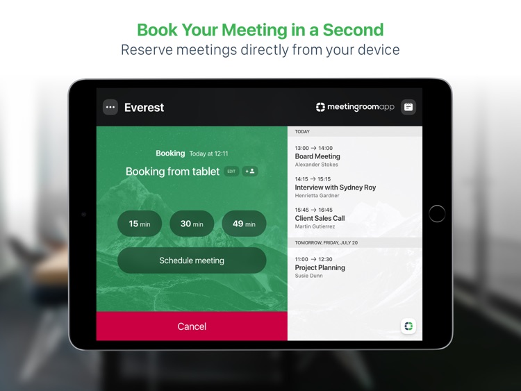 MeetingRoomApp Booking System screenshot-1