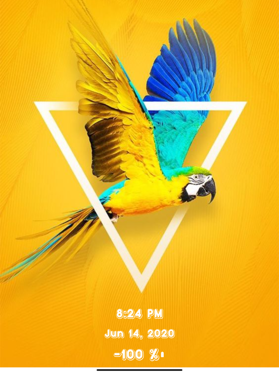 Big Live Clock~Wallpapers Time iPad screenshot