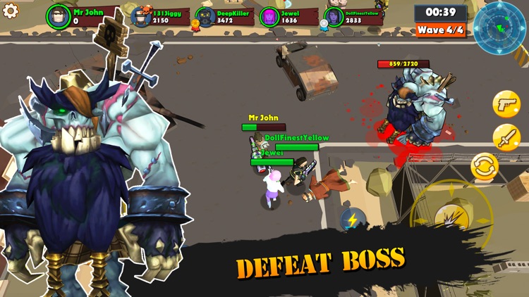 HEROES CLASH - PVP AND ZOMBIE screenshot-3