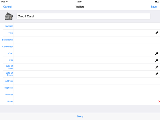 Password Manager- iPad app afbeelding 4