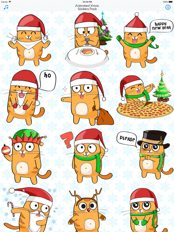 Screenshot #5 pour Noël Autocollants Animés