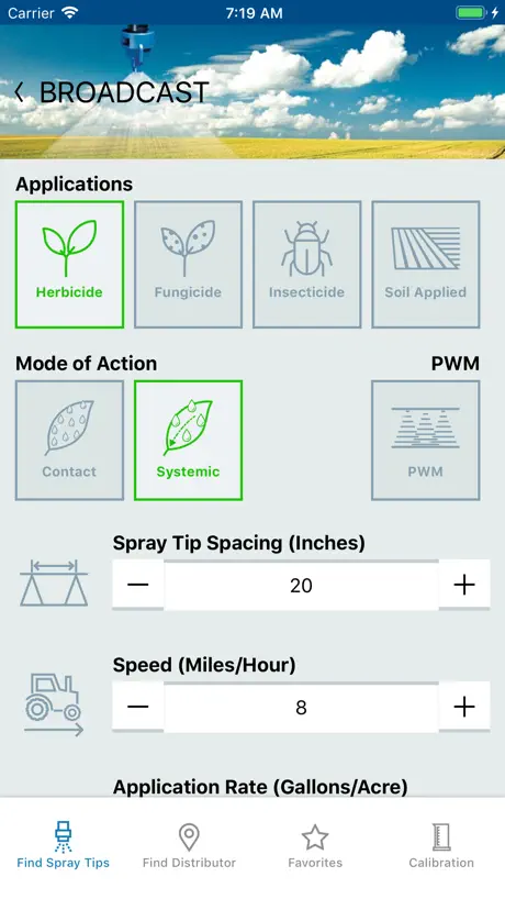 SpraySelect