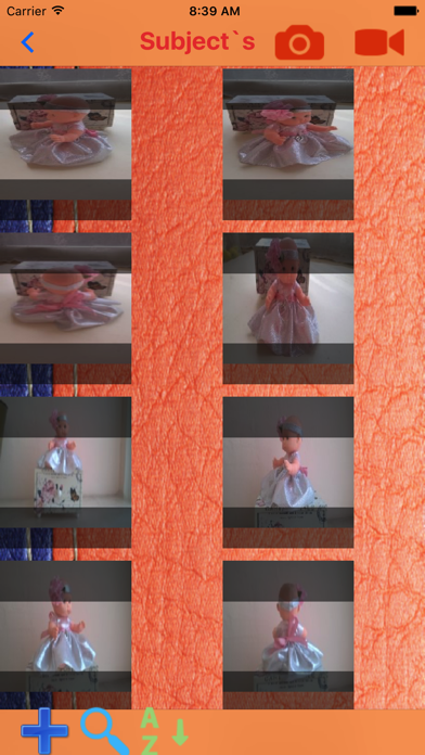 Family collections Screenshot