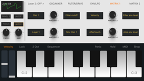 Zeeon synth screenshot