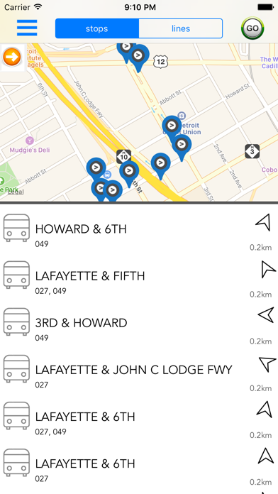 Screenshot #3 pour Detroit Public Transport