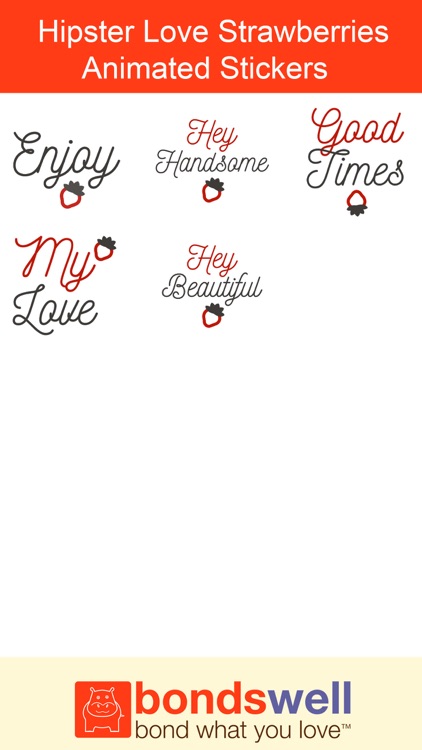 Hipster Love Strawberries