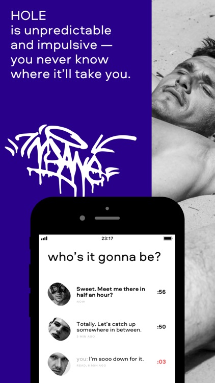 HOLE, the gay hookup app screenshot-4