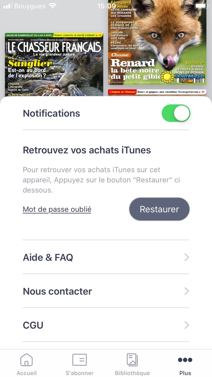 iPhone screenshot