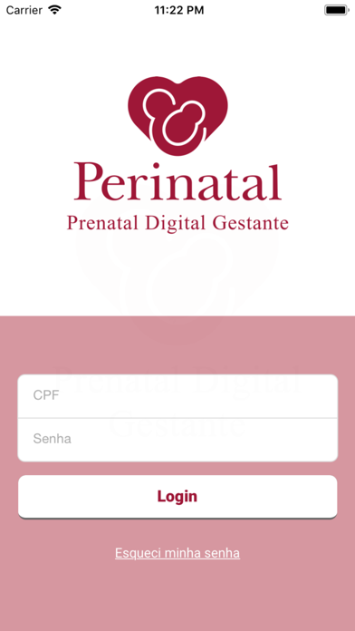 Prenatal Digital Gestante Screenshot