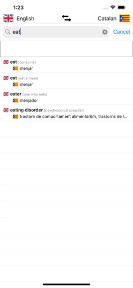 Game screenshot Catalan-English Dictionary apk