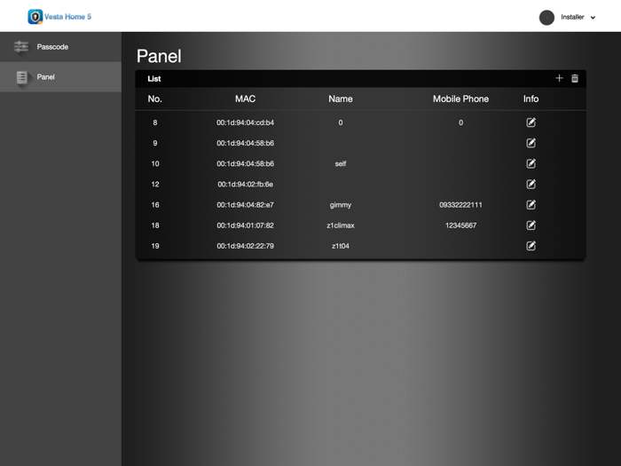 Vesta Home Installer TW