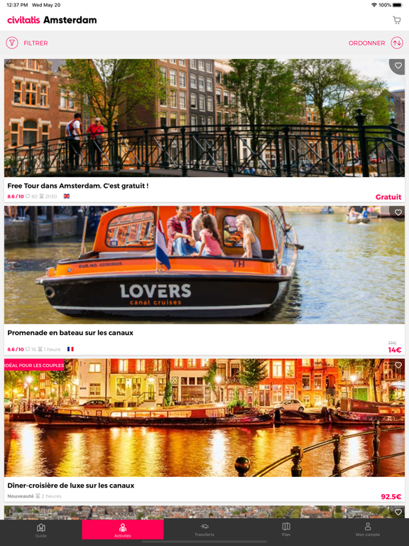 Screenshot #5 pour Guide d'Amsterdam Civitatis