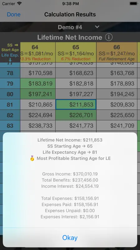 Social Security Calculator screenshot 3 of 10