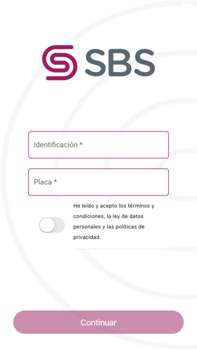 SBS Asistencia Screenshot