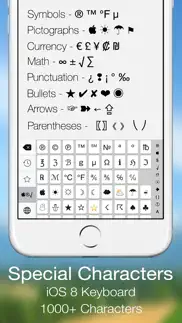 special characters++ iphone screenshot 1