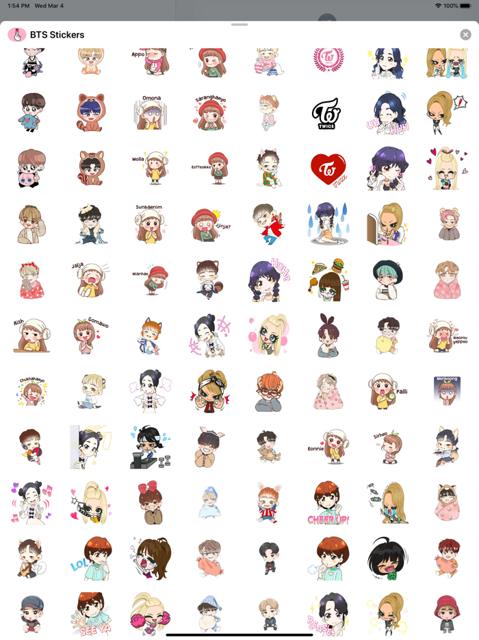 BTS Stickers