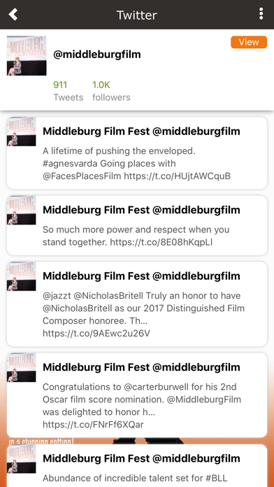 Middleburg Film Festival Screenshot 3 - AppWisp.com Middleburg Film Festival Screenshot 3 - AppWisp.com