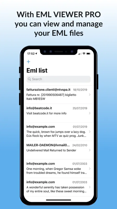 EML Viewer Pro EML file reader screenshot 1 of 4