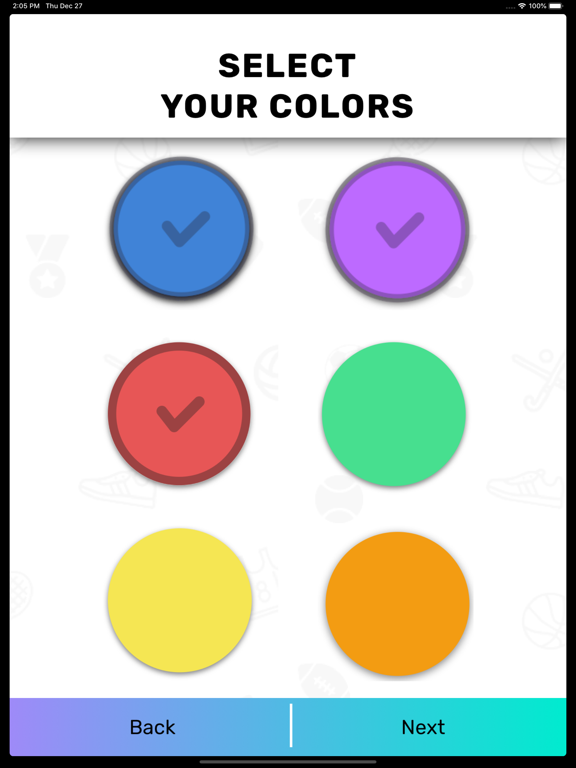 StrobeLite Sports Training iPad screenshot 2 - Sports app