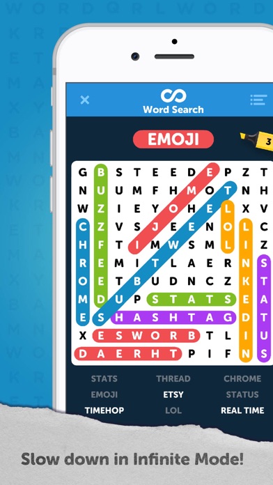 Infinite Word Search Puzzles Screenshot