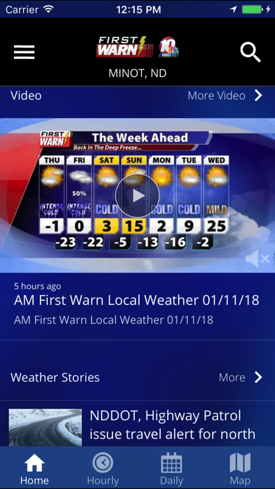 KMOT-TV First Warn Weather Screenshot