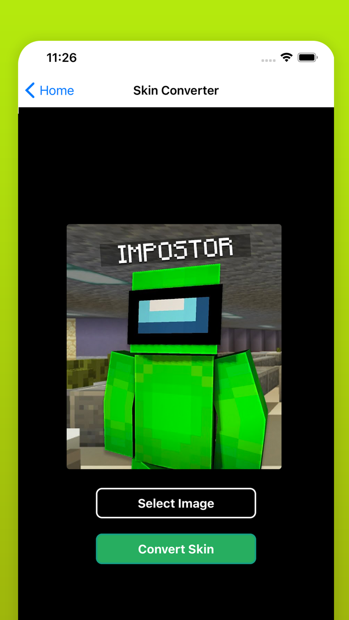 AmongCraft Skin Converter