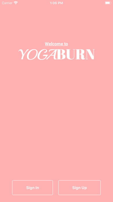Yoga Burn App Screenshot